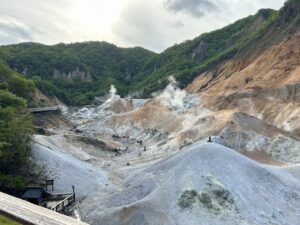 大城工業所_社員旅行_北海道_登別地獄谷