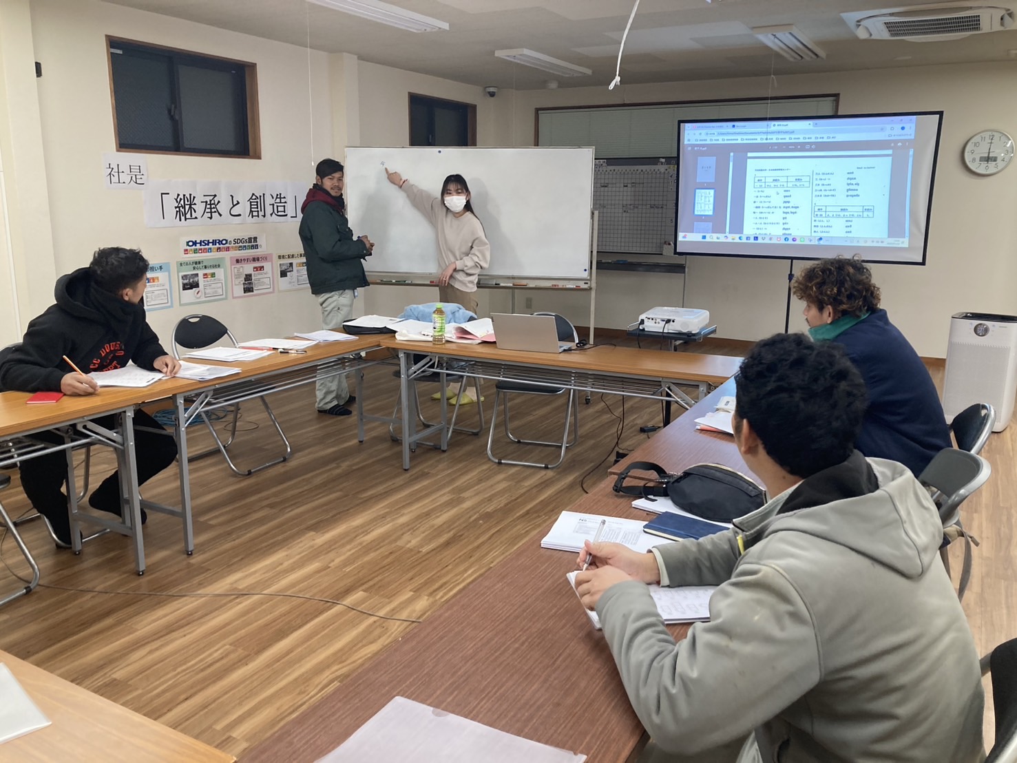 日本語勉強会実施_大城工業所