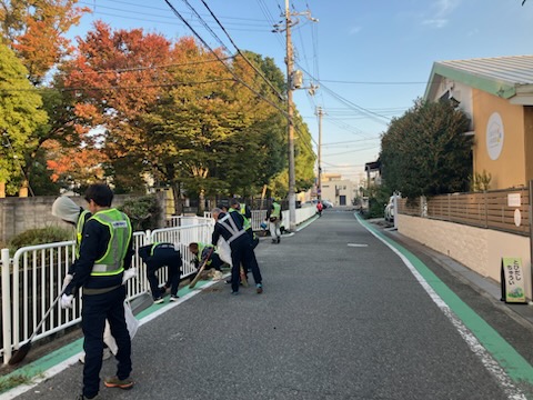 大城工業所　一斉清掃　小中島